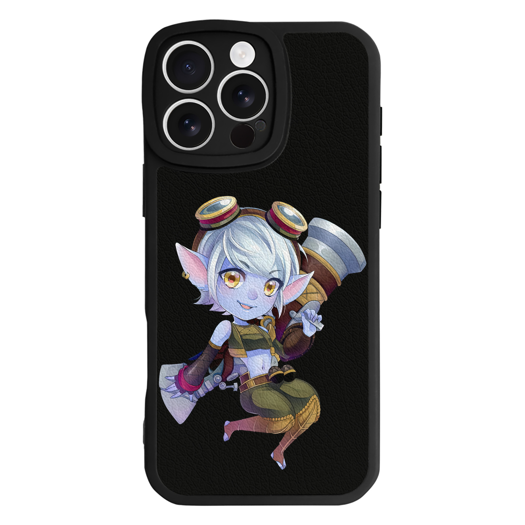 リーグ・オブ・レジェンド League of Legends LOL 【iPhone 16シリーズ対応】シリコンスマホケース（レザー調） 材質：シリコン